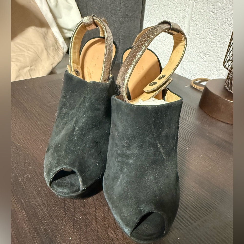 L.A.M.B open toe heels - brand new